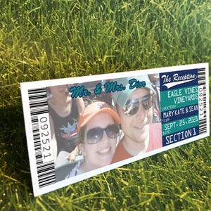 Baseball Ticket Place Cards, Mariners Editable Folded Wedding Table Cards, Seattle Blank Placecard Ticket Template, DIY Seating Chart Card