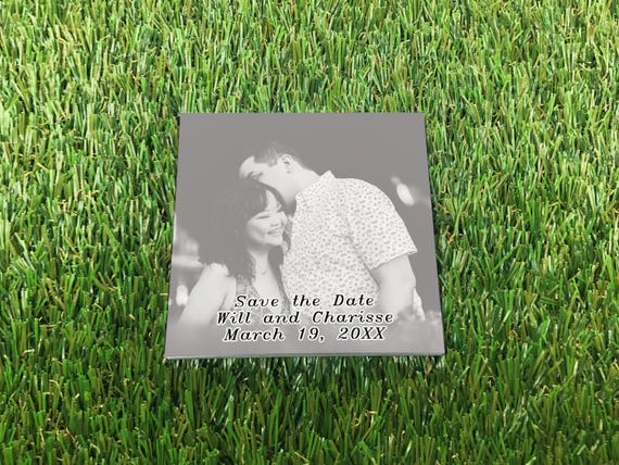 Custom Photo Post-it® Notes, Personalized Save the Date Sticky Pad, Engagement or Wedding Picture Gift, Paper Anniversary Keepsake