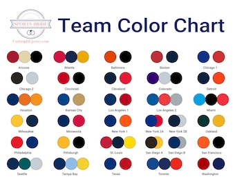MLB Team Colors  HEX RGB CMYK PANTONE COLOR CODES OF SPORTS TEAMS