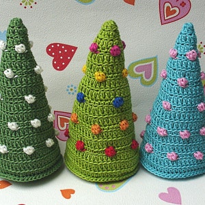 Crochet Pattern, Christmas tree, Christmas decoration, Xmas Decor, photo-tutorial, PDF US terms, Instand download image 4