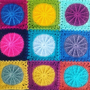 Crochet Pattern, Crochet Blanket, UMBRELLA Blanket, join as you go, Granny Square Blanket, Boho Blanket, PDF English US terms image 6