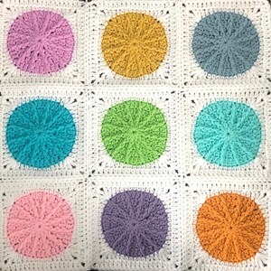 Crochet Pattern, Crochet Blanket, UMBRELLA Blanket, join as you go, Granny Square Blanket, Boho Blanket, PDF English US terms image 5