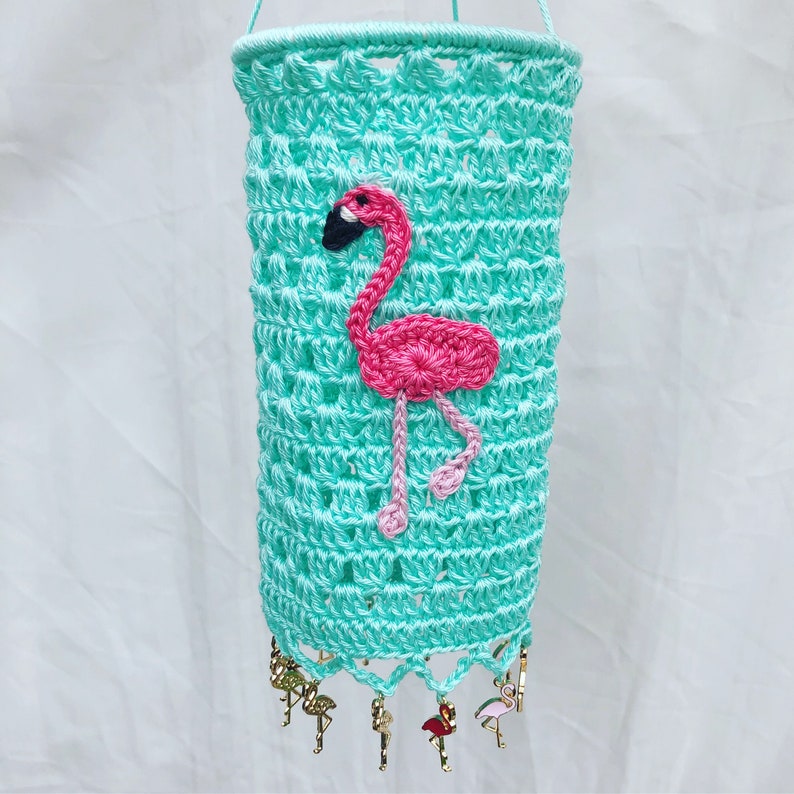 Crochet Pattern, Colorful Boho lantern, Incl. Alpaca Applique, Crochet Tutorial, PDF English US terms Espagnol image 8