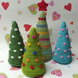 Crochet Pattern, Christmas tree, Christmas decoration, Xmas Decor, photo-tutorial, PDF US terms, Instand download image 3