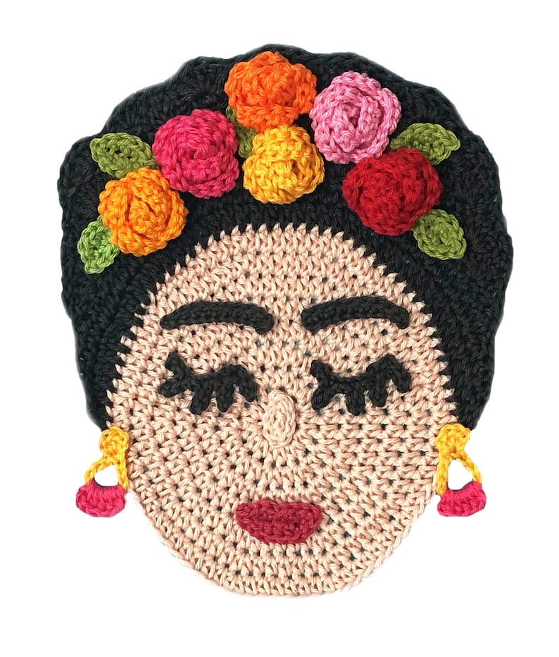 Crochet Pattern, Woman, flower crown, Mexican Beauty, Floral Decoration, Written Tutorial, PDF ENGLISH US terms afbeelding 9