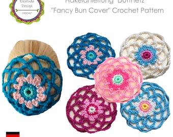 Crochet Pattern, Bun Cover, Bunnet, Hairnet, Bun, Hair Accessories, PDF (Us crochet terms), Instant Download