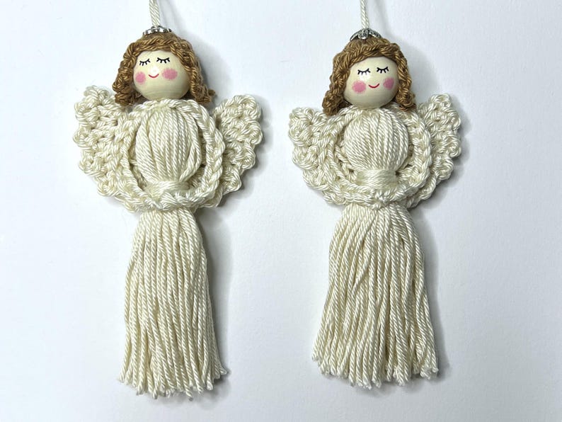 Tassel Angel “elea” Crochet Pattern – Christmas Ornament, Easy DIY ...