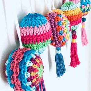 Häkelanleitung Ostereier Boho Osterdeko Häkelmuster Ostereier im Boho-Look Osterdekoration, Dekoration für Ostern, 3 Modelle, PDF Download Bild 14