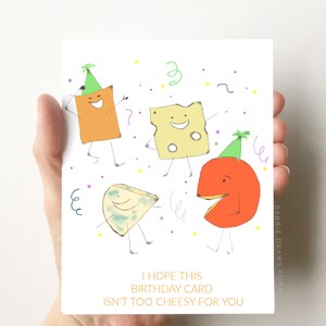 Cheesy Birthday Card - Funny Birthday Card for Dad - Birthday Card for Teenager - Funny Birthday Cards for Kids