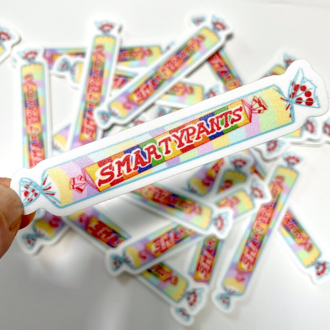 Smartypants Vinyl Sticker, School Sticker, Kids Stickers, Teacher ...