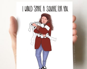 I Would Spare A Square For You, Funny Encouragement Card, Support Card, Ride or Die Card, Youre the best Card, Card for Best Friend