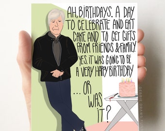 Keith Morrison Dateline Birthday Card, Birthday Card for True Crime Lover, True Crime Gift, Dateline Parody, Keith Morrison Fan Art Card