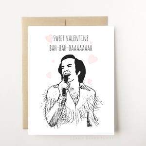 Neil Diamond Parody Sweet Valentine Card, Funny Valentine Gift, Funny Valentines card, valentine card for boyfriend girlfriend best friend image 1