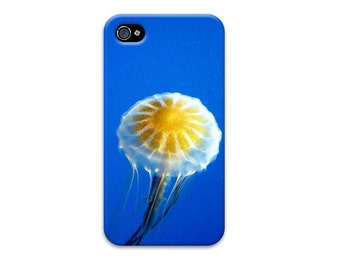 Cobalt Blue Jellyfish iphone 8 case, Summer iphone 7 case, Unique iphone se case, ocean iphone 6 case, nautical iphone 7 case, iphone 5 case