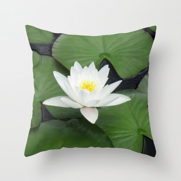 Lotus Flower Pillow Etsy
