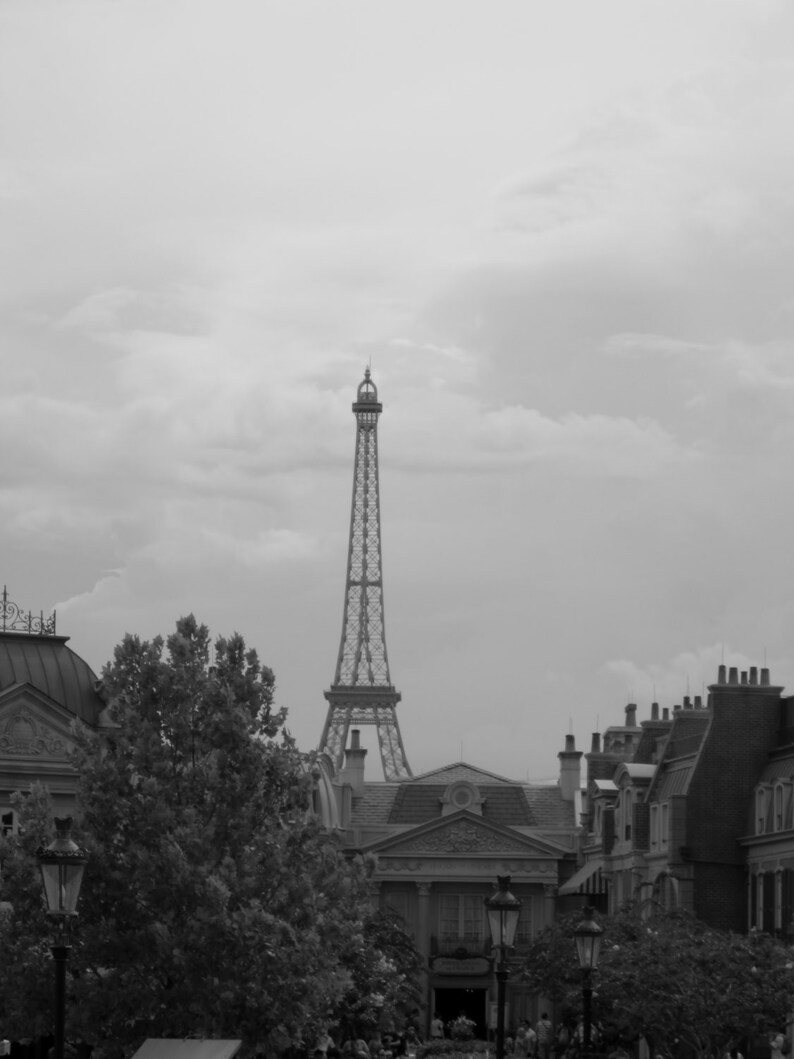 Black and White Eiffel Tower Pillow, Paris Pillow Cover, French Home