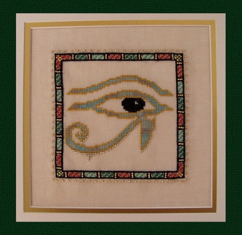 Ancient Egyptian Cross Stitch Instant Download Pattern protection