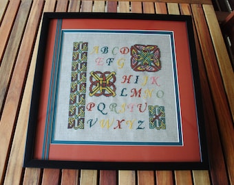 Celtic Sampler Cross Stitch Instant Download PDF Pattern Counted Embroidery Chart Celtic Knot Design Alphabet Monogram Mini Mandala X Stitch