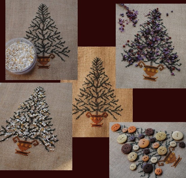 Cross Stitch Christmas Tree Instant Download PDF Pattern Bead Cross Stitch Christmas Tree Instant Download PDF Pattern Bead