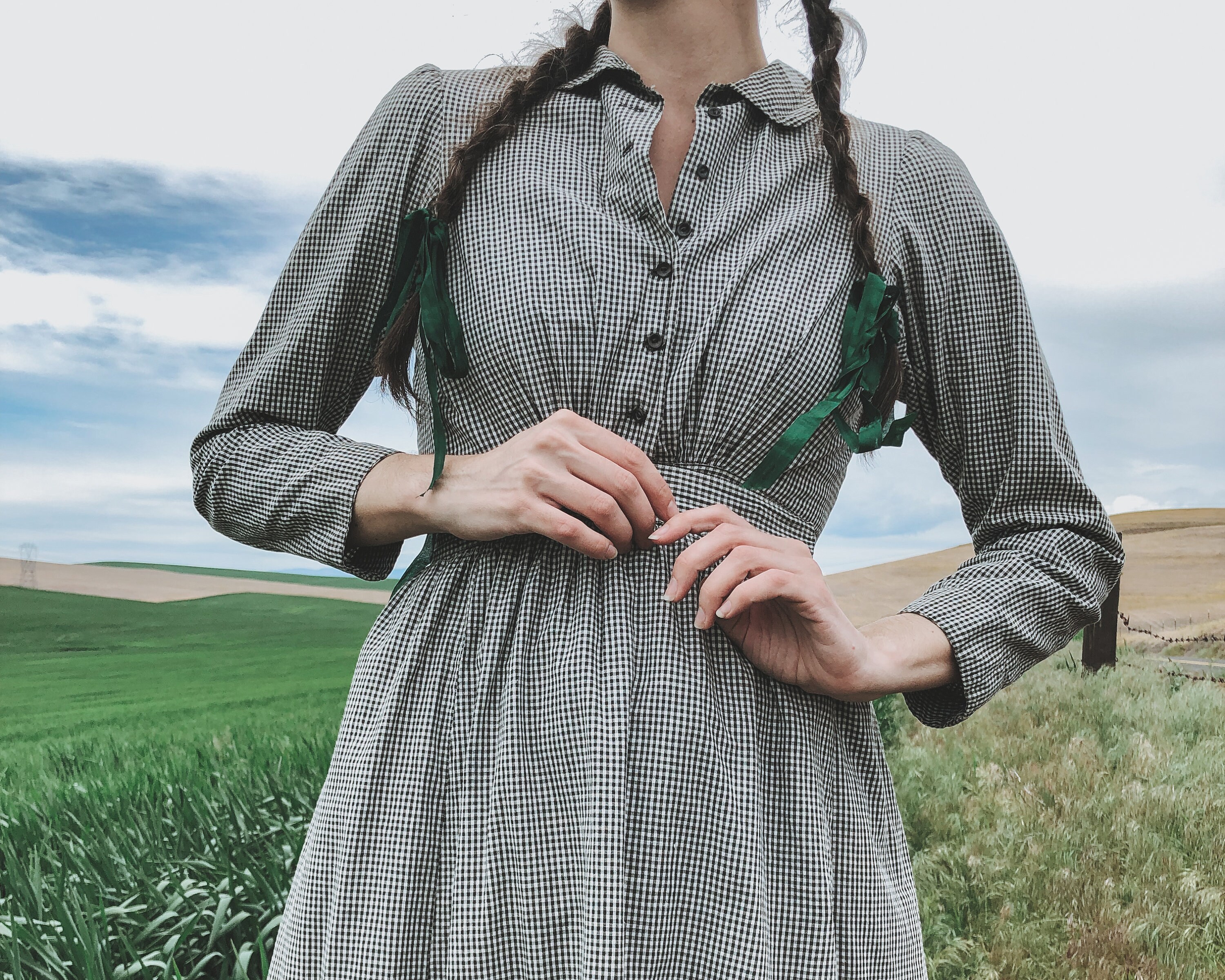 old fashioned gingham dress Style Inspiration: Gingham Dresses
