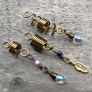 Dread Perlen, Dreadschmuck, 3er Set, Wunschanfertigung, bitte Artikeldetails lesen