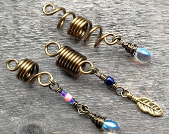 Dread Beads, Loc Jewelry, Set of 3, Made to Order, Please Read Item Details