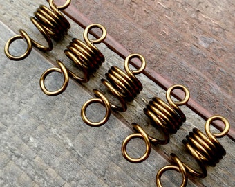 Set of 5 Dread Beads, Loc Beads, Style 3, Made to Order, Please Read Item Details