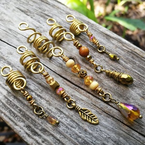 Gold Loc Beads, Set of 5, Made to Order, Please Read Item Details