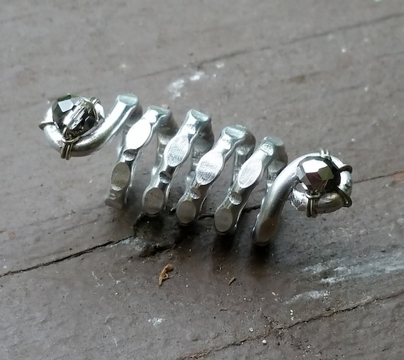 Dread Bead, Loc Bead, Textured Aluminum, Made to Order, Please Read Item Details