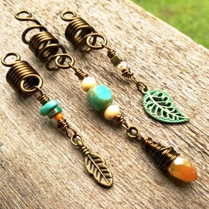 Blatt Dread Perlen, Dread Perlen, 3er Set, anpassbar, Made to Order, bitte lesen Sie Artikeldetails