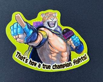 Vinyl Sticker King Tekken 8