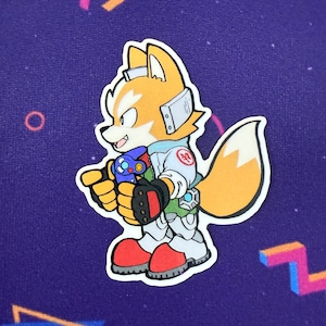 Vattentät vinylklistermärke FGC Pals: Star Fox Fox McCloud