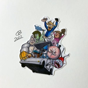 Water Proof Vinyl Sticker Regular Show