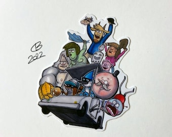 Water Proof Vinyl Sticker Regular Show