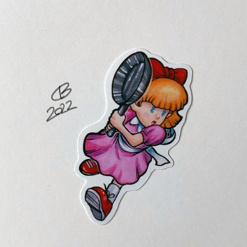 Vinyl Sticker Paula Earthbound Mother 2 image 1