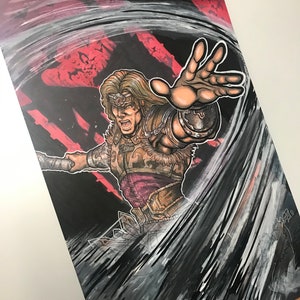 Original Framed Painting: SImon Belmont Castlevania
