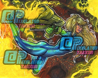 メトロイドプライム3：コラプション - ポスター 13x19 - Etsy 日本