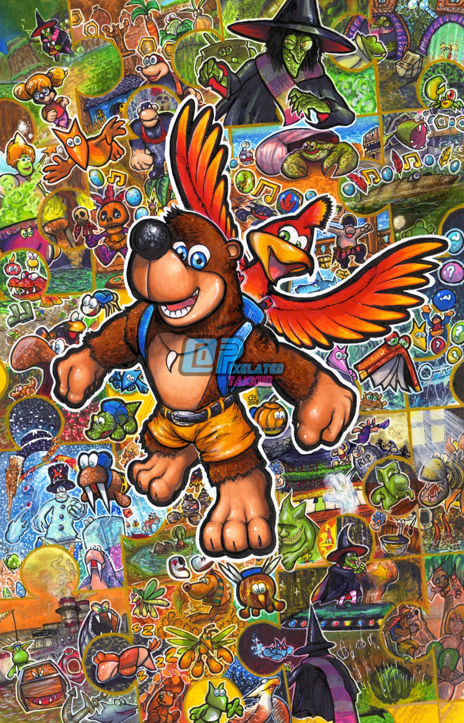 Banjokazooie 20 Years of Gettin' Jiggy With It Etsy