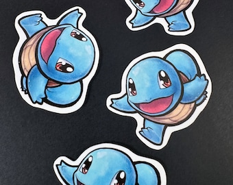Water Proof Vinyl Sticker Squirtle