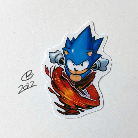 Classic Sonic Sonic The Hedgehog Sticker - Classic Sonic Sonic the