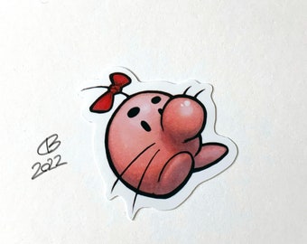 Water Proof Vinyl Sticker Mr. Saturn Earthbound Mother 2