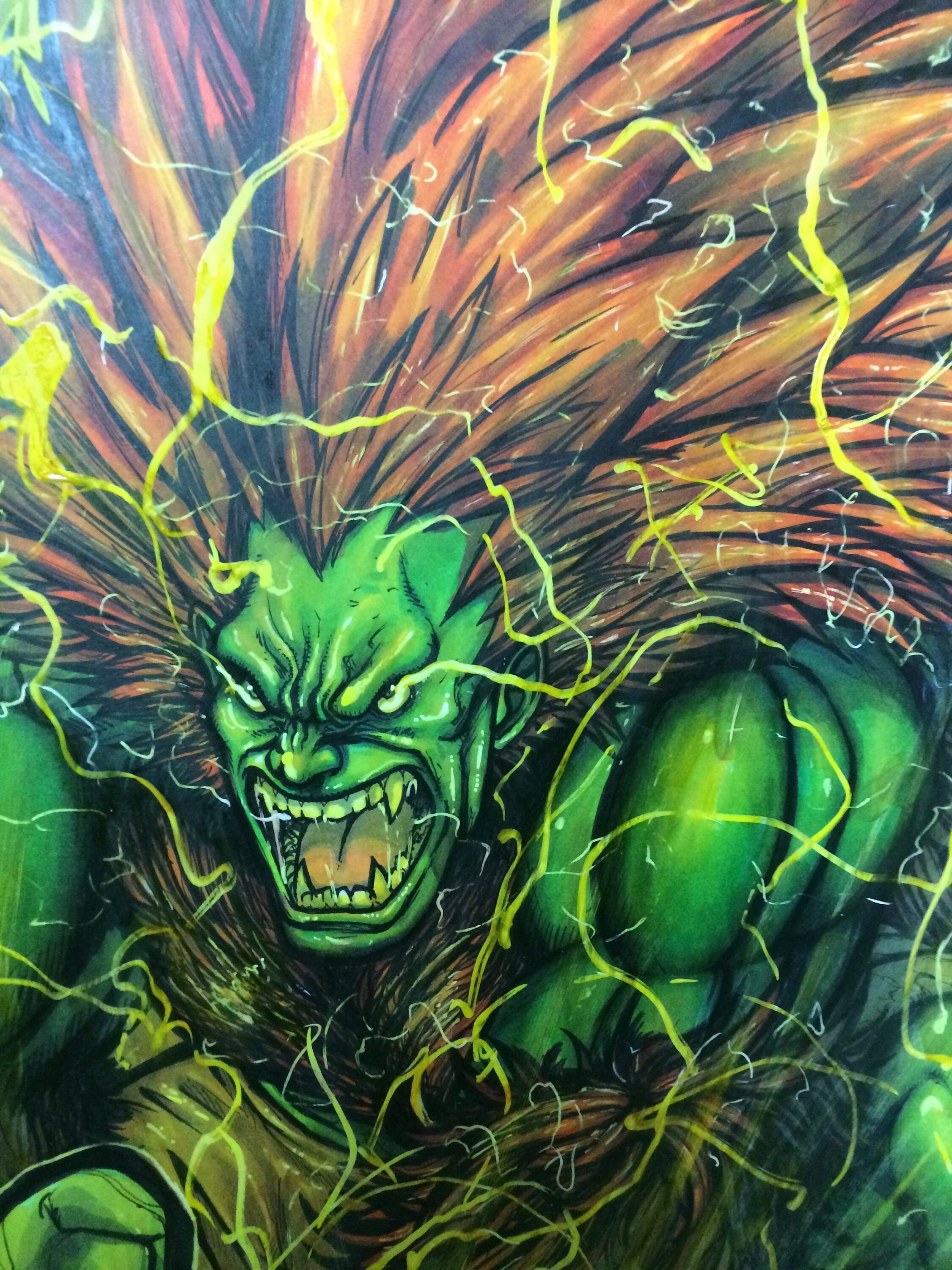 25 Blanka of Street Fighter Artworks