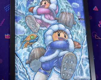 Original Painting: Nana and Popo