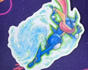 Water Proof Vinyl Sticker Greninja