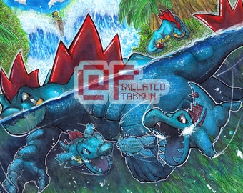 Poke Days: Totodile Family