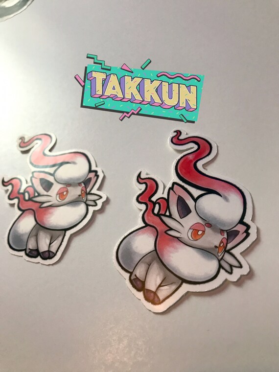 防水ヒスイのゾロアビニールステッカー ポケモンレジェンズ