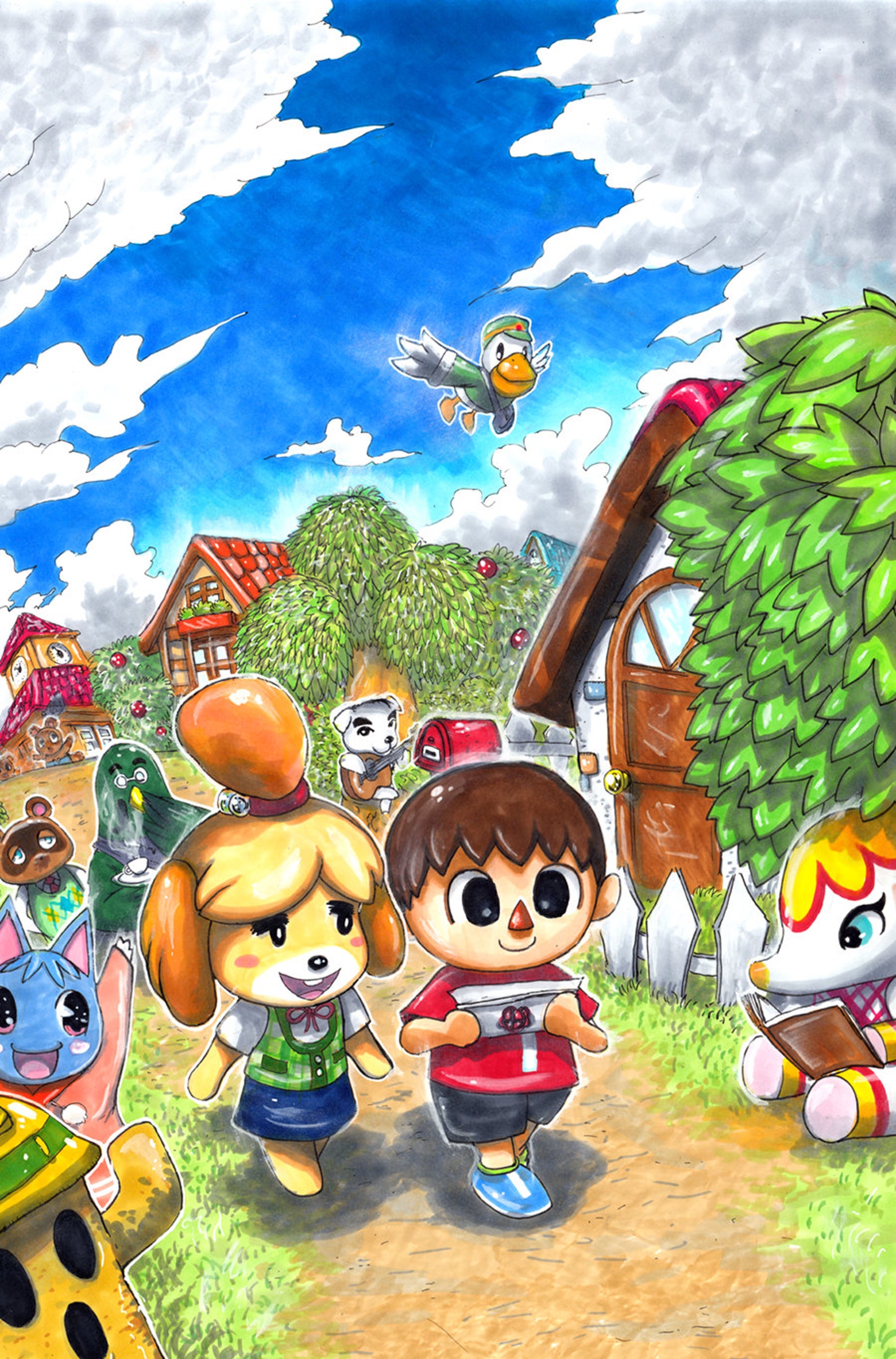 Animal Crossing New Leaf Print You are Invited | Etsy