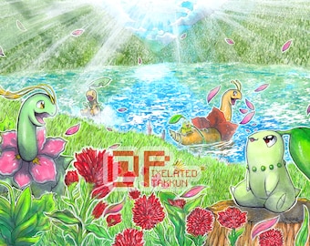 Poke Days: Chikorita Family
