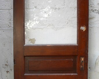 36x81 Antique Exterior Entry Oak Door Solid Wood Wooden