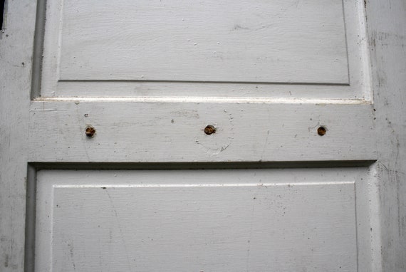30 X76 Antique Vintage Solid Wood Wooden Interior Door 5 Stacked Raised Panels